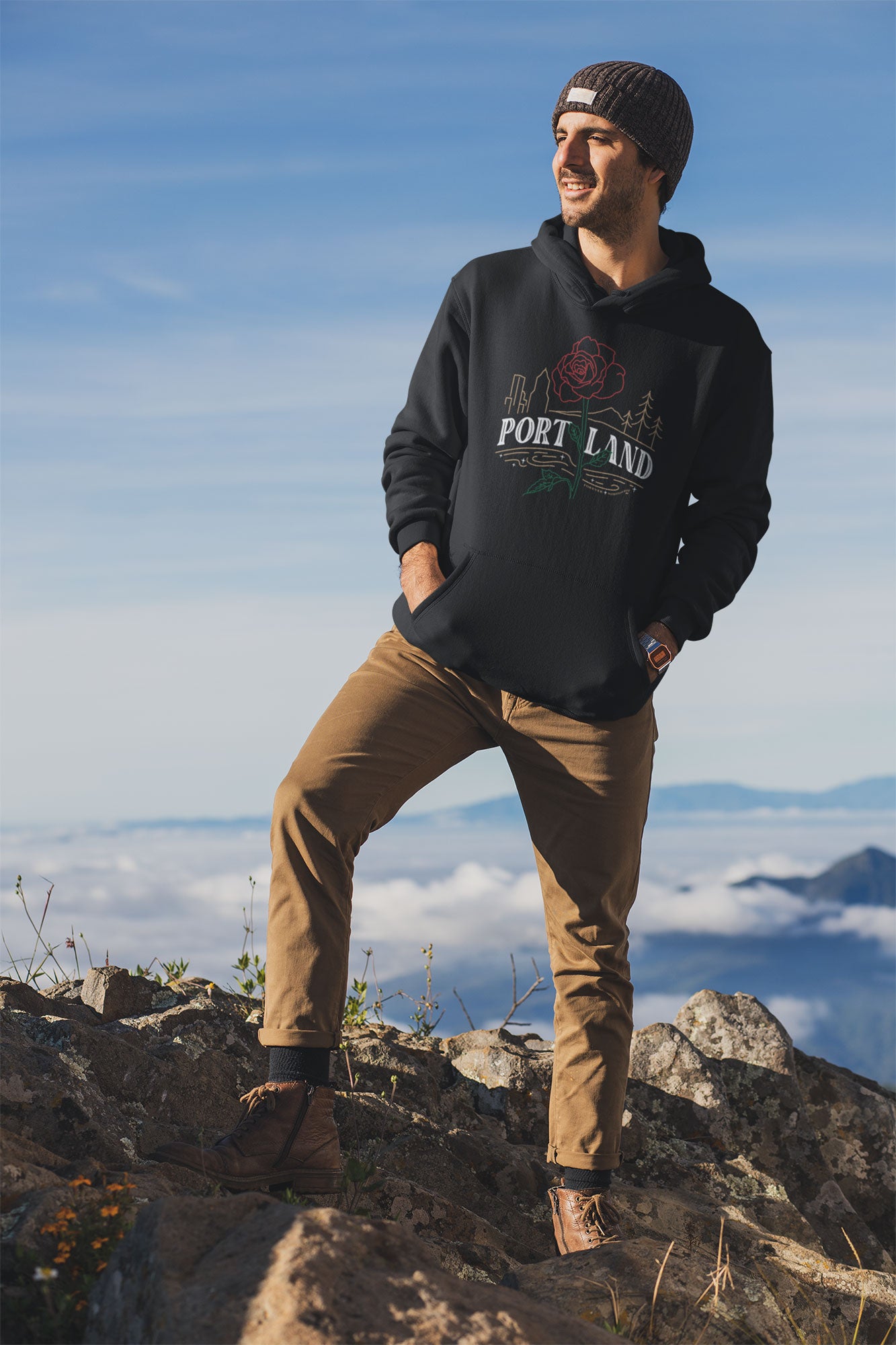 Portland Rose City Hoodie