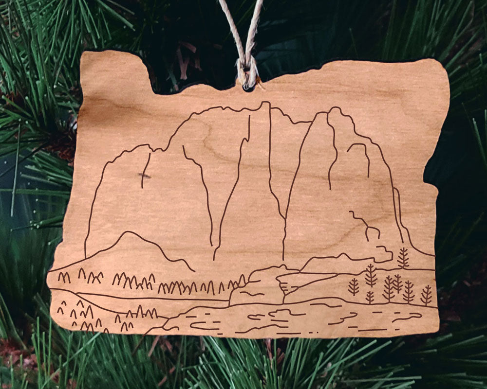 Smith Rock Christmas Ornament