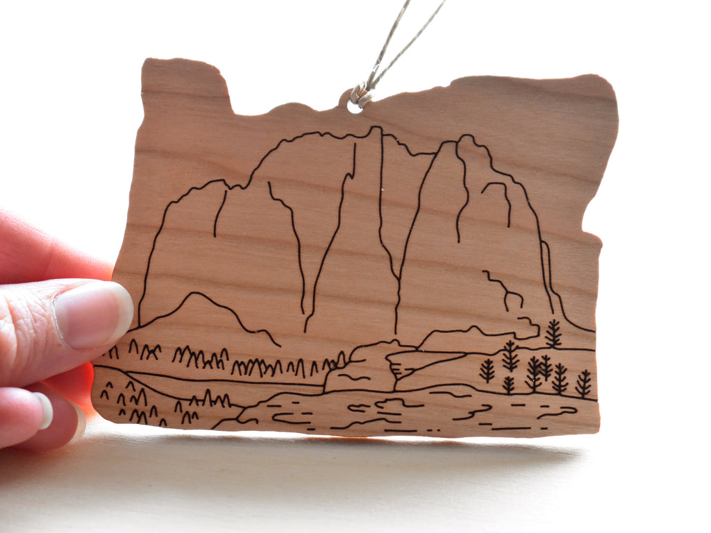 Smith Rock Christmas Ornament