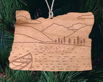 Load image into Gallery viewer, Wallowa Lake Christmas Ornament
